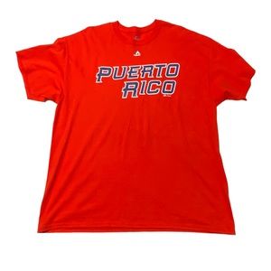 Men's Majestic Carlos Correa Red Puerto Rico Baseball 2017